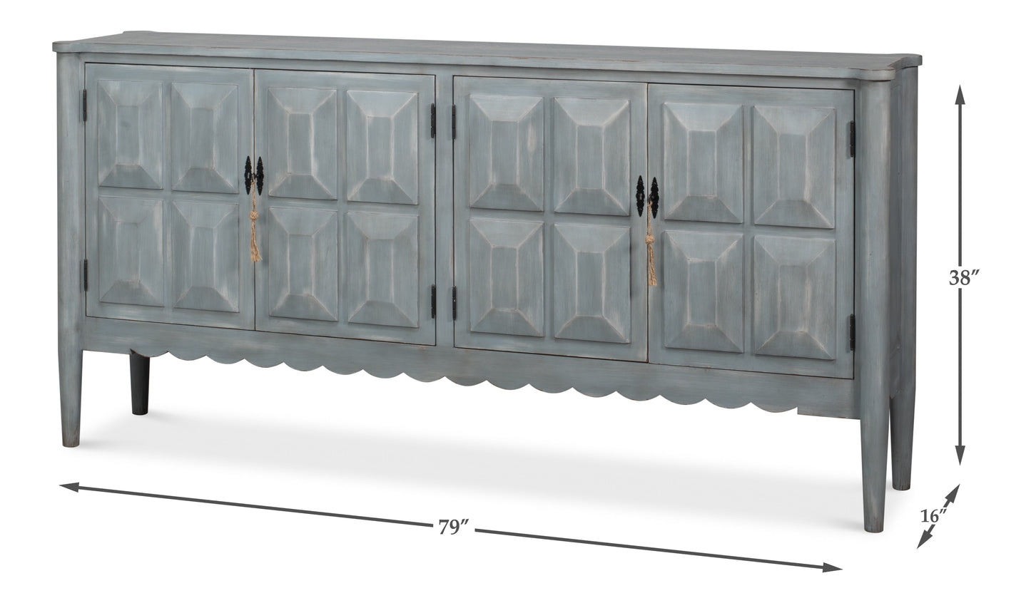 Dutch Grey Sideboard - Ornate Home