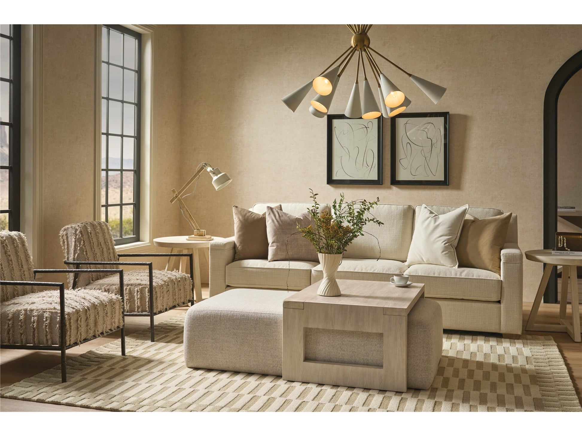 Dwell River Rock Nesting Cocktail Ottoman - Ornate Home