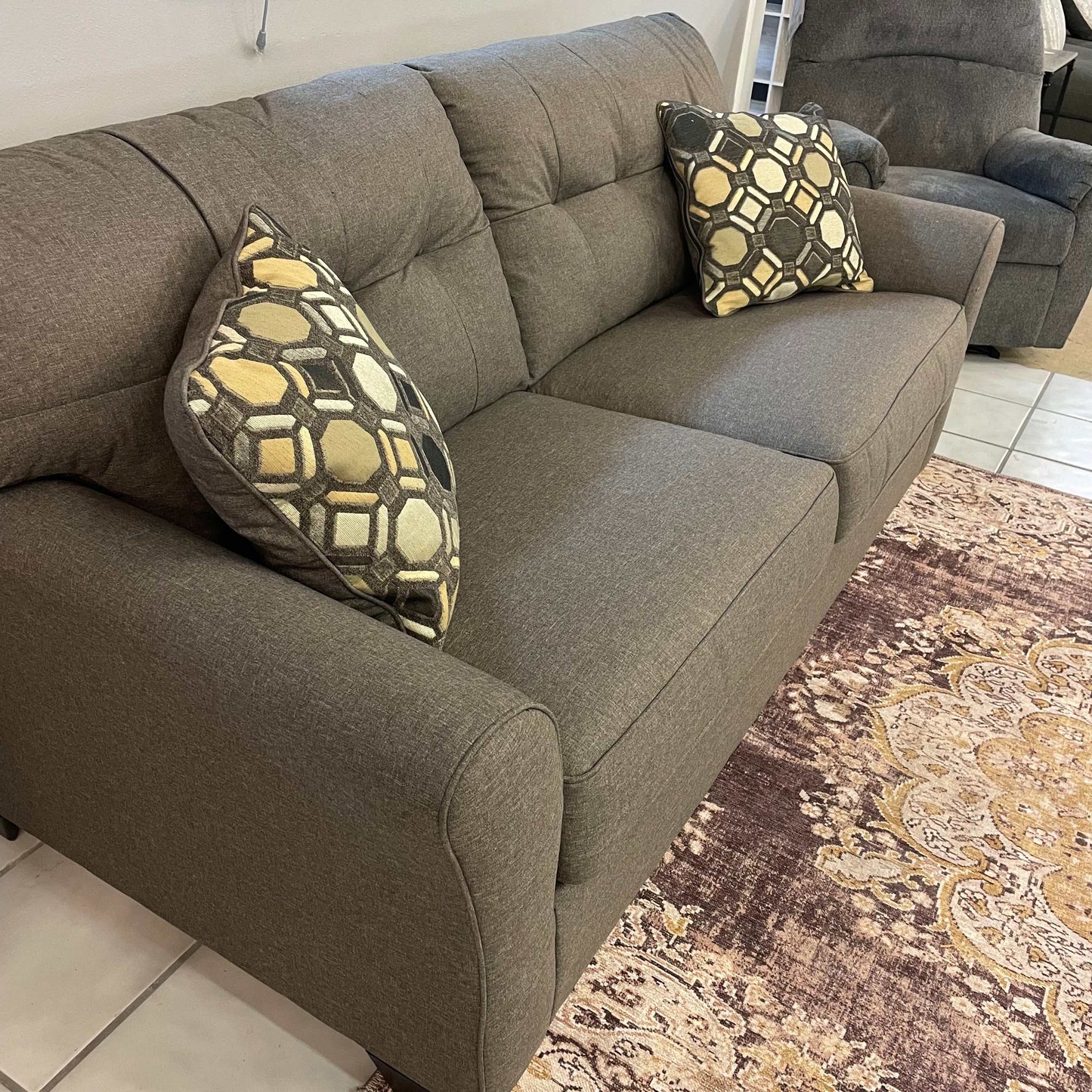 Tibbee Slate Sofa