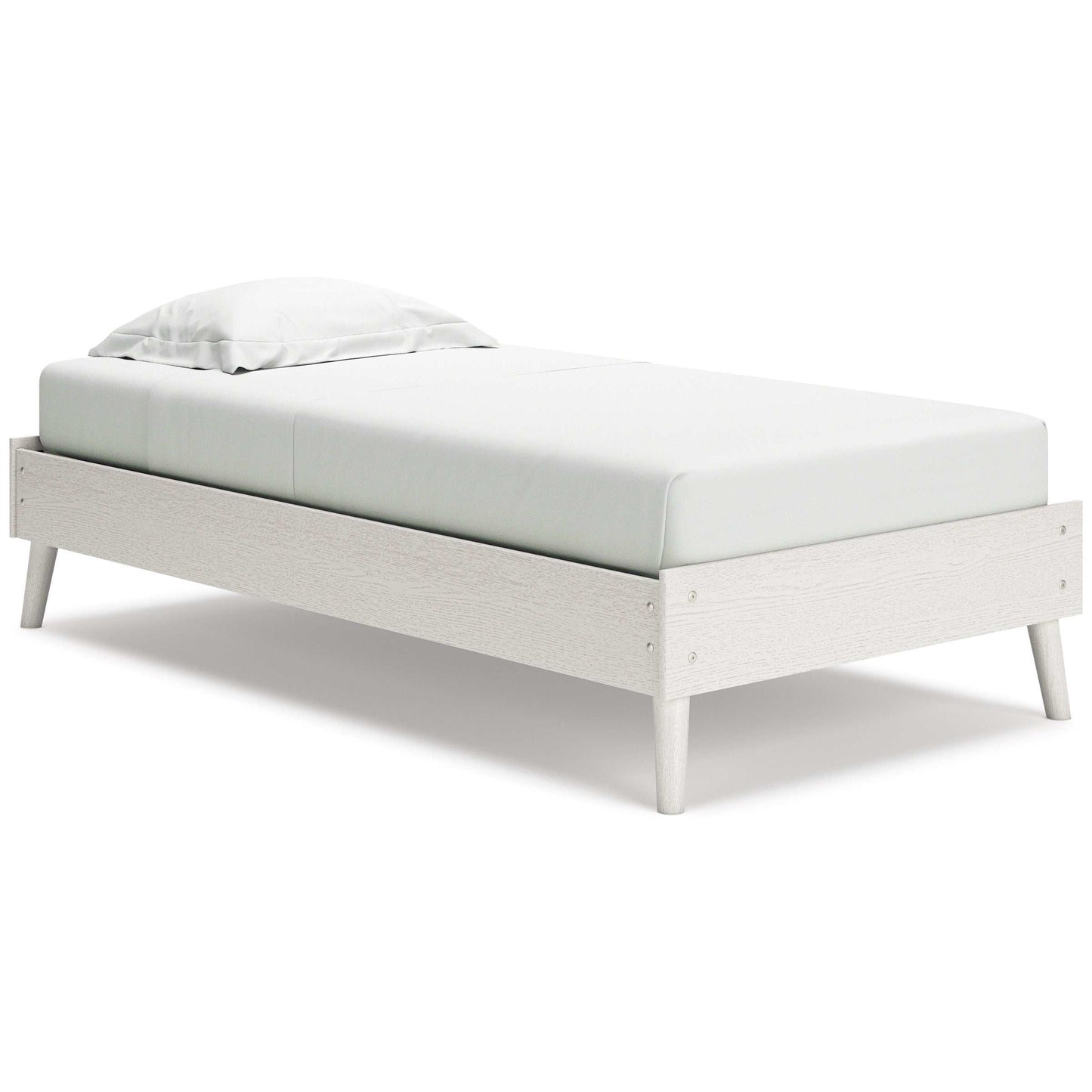 Aprilyn White Twin Platform Bed