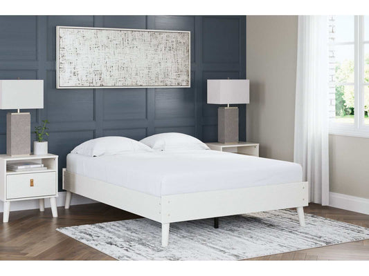 Aprilyn White Full Platform Bed