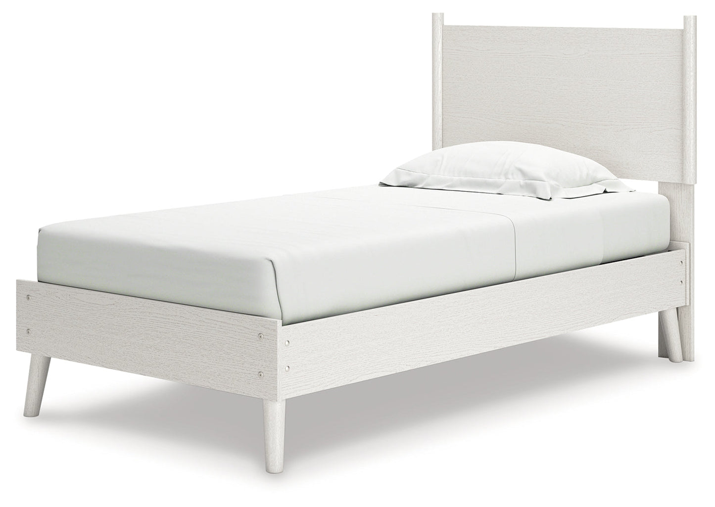 Aprilyn White Twin Panel Bed