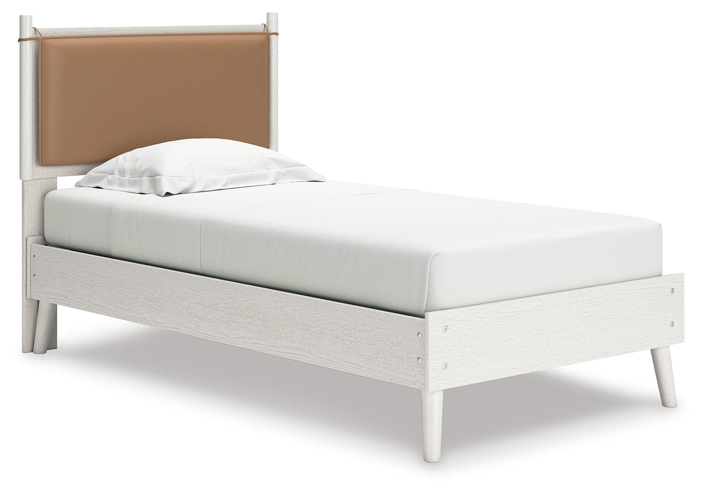 Aprilyn White Twin Panel Bed