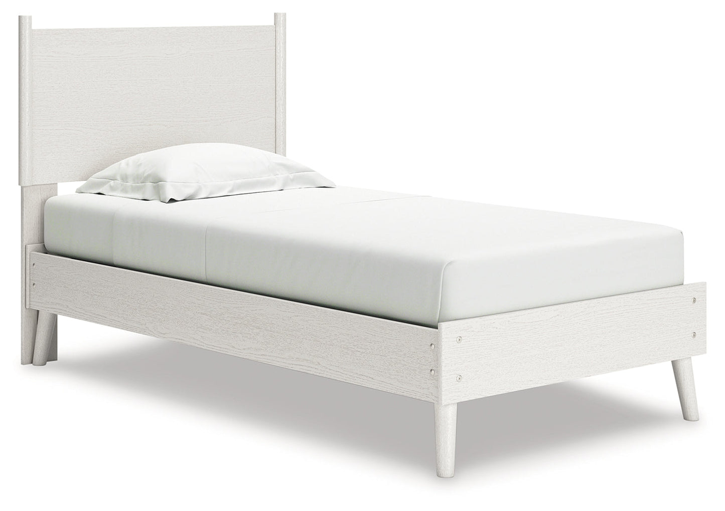 Aprilyn White Twin Panel Bed