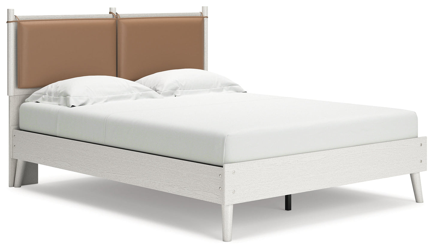 Aprilyn White Queen Panel Bed