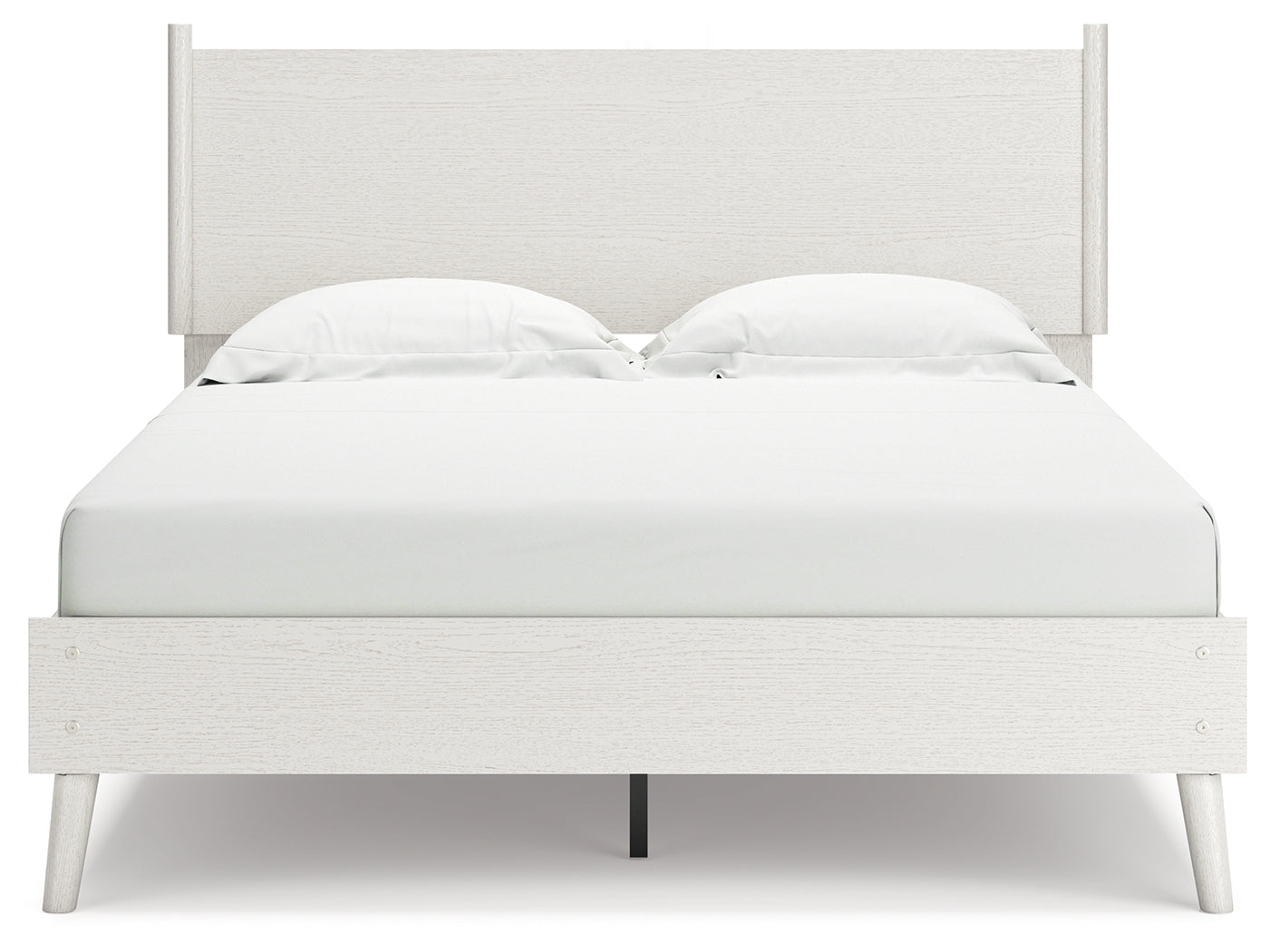 Aprilyn White Queen Panel Platform Bed with Dresser and Nightstand