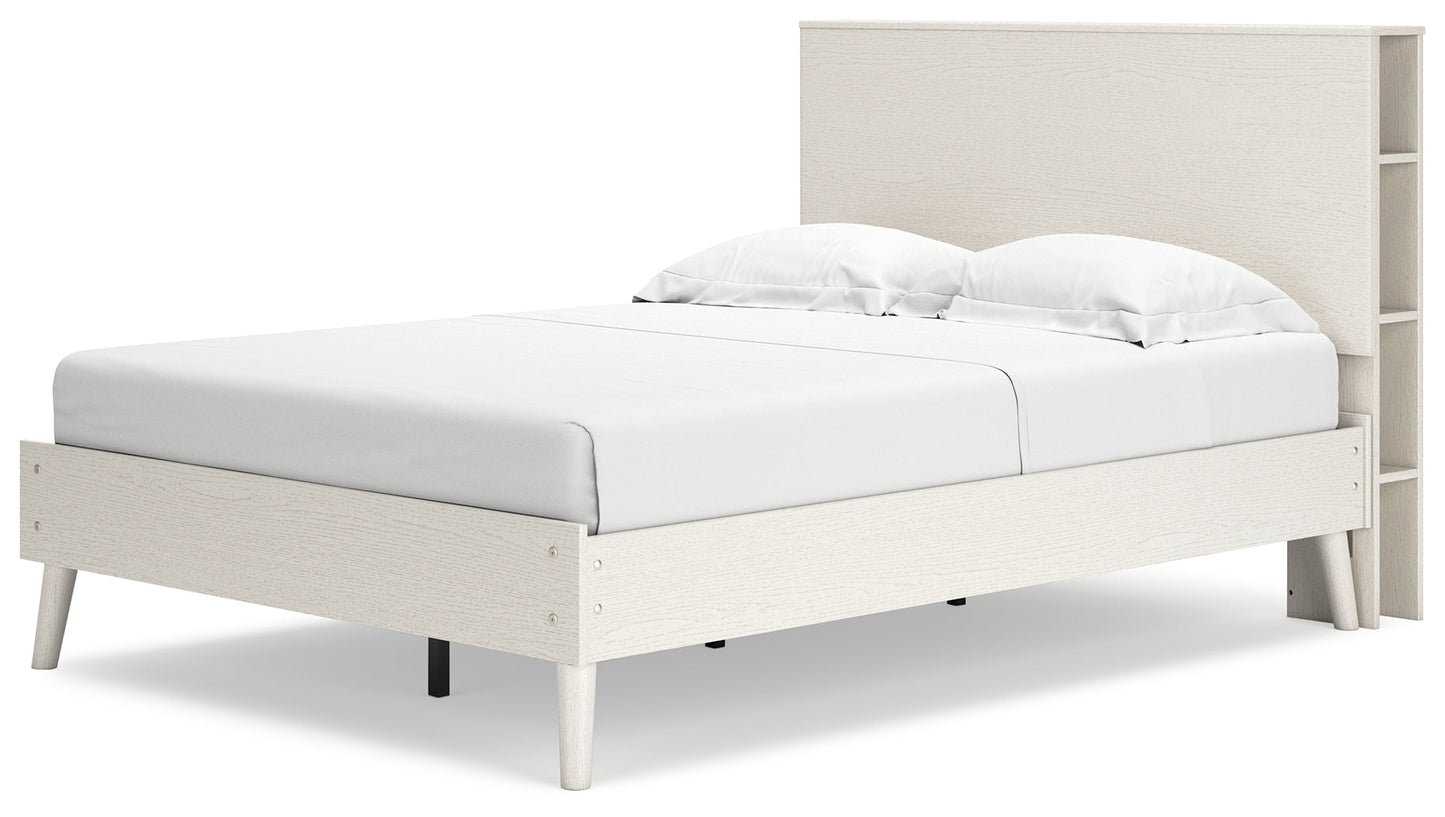 Aprilyn White Full Bookcase Bed