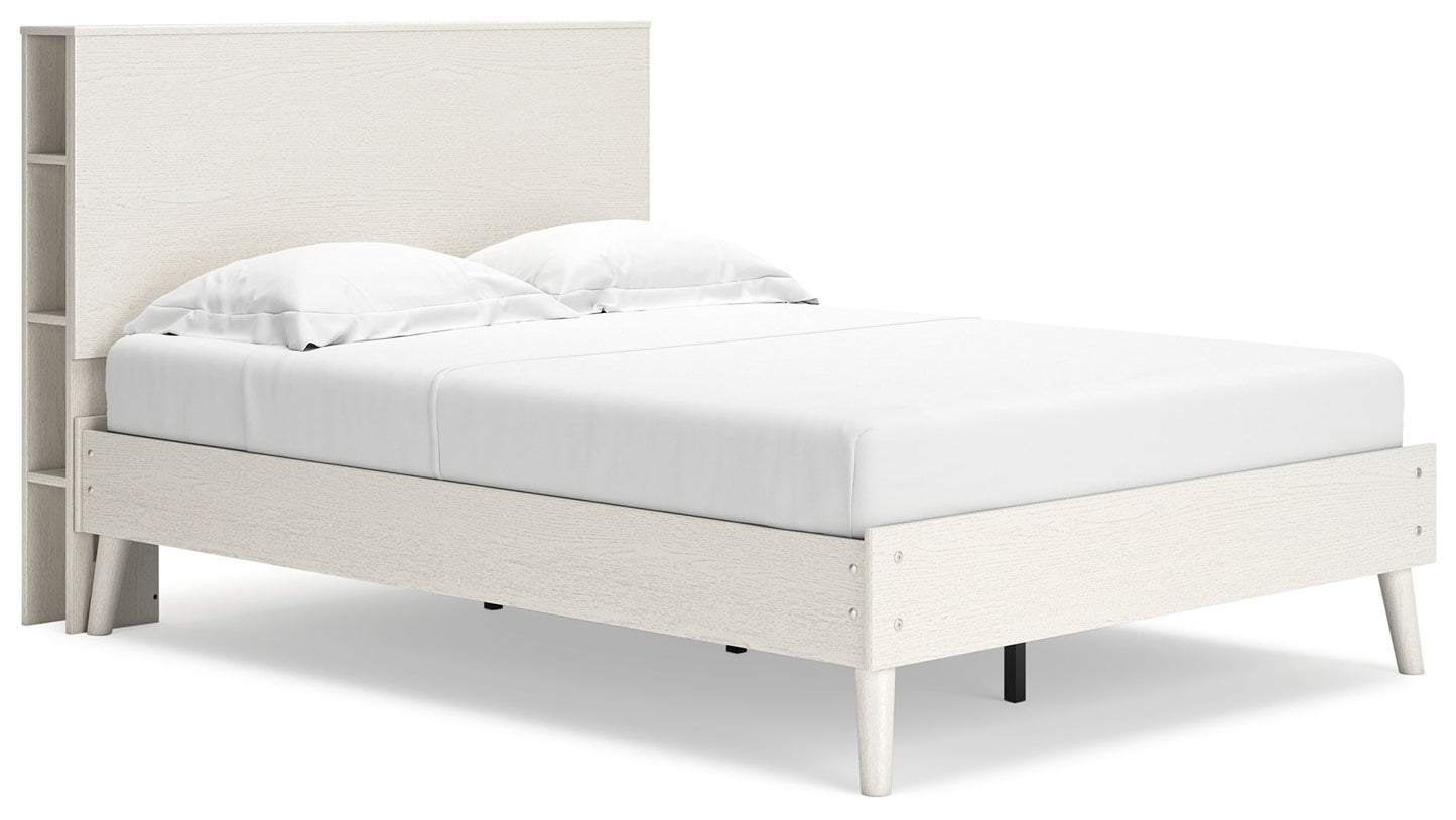 Aprilyn White Full Bookcase Bed