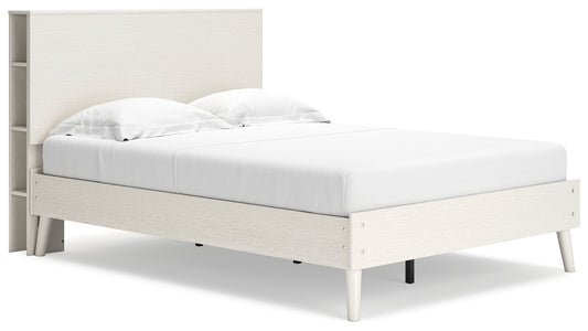 Aprilyn White Full Bookcase Bed