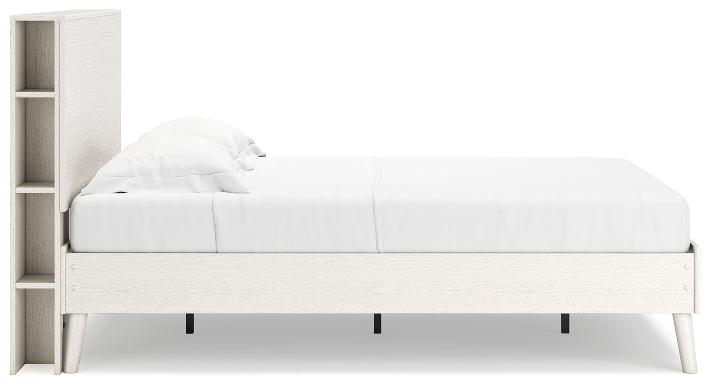 Aprilyn White Full Bookcase Bed