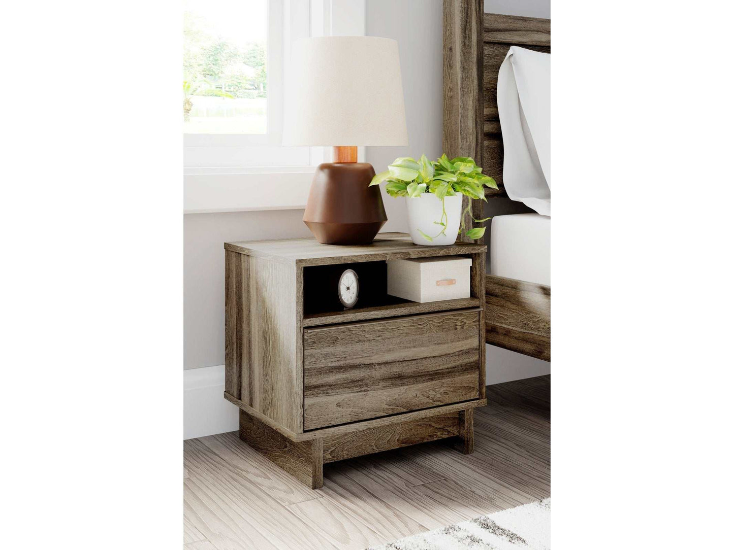 Shallifer Brown Nightstand