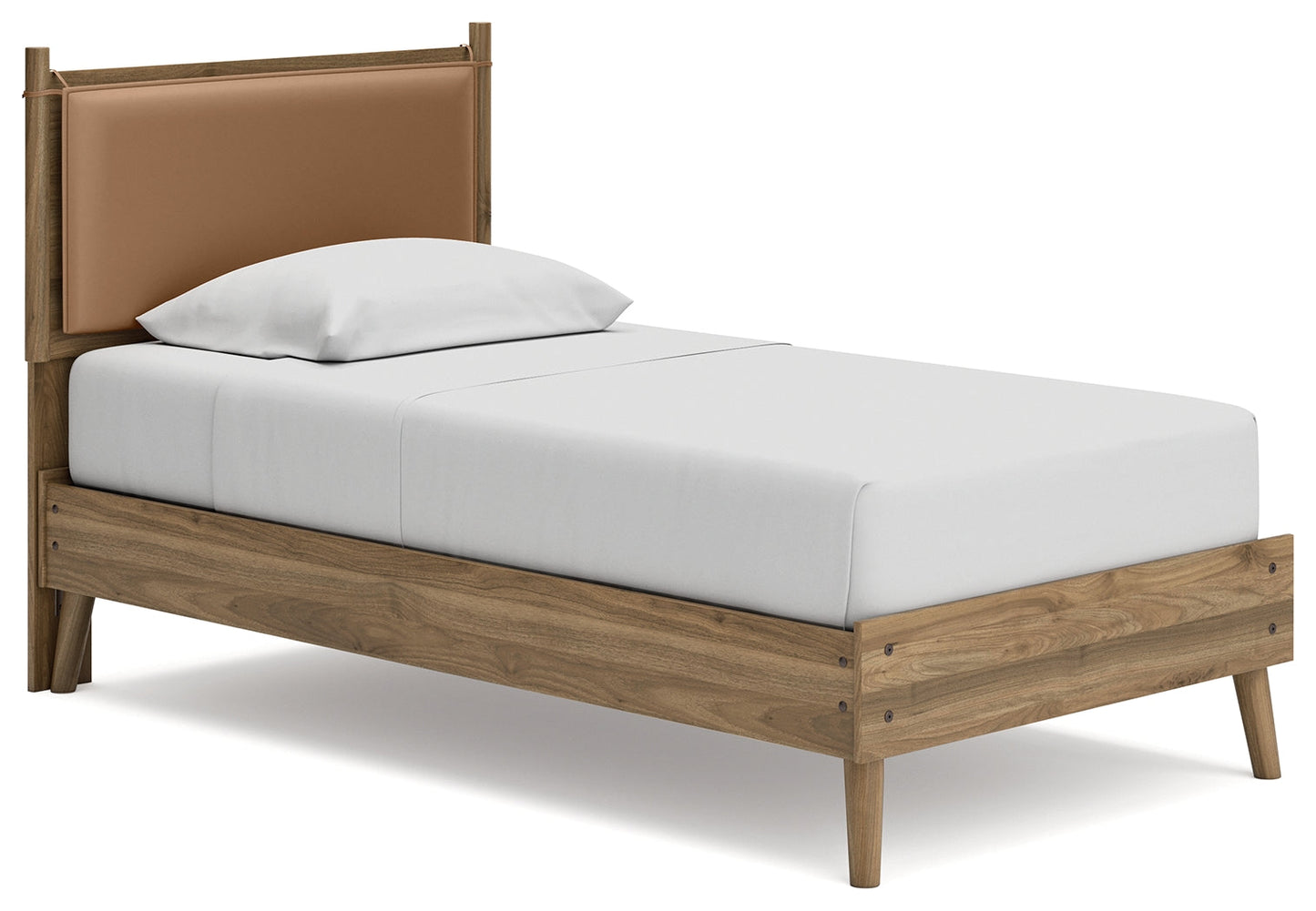 Aprilyn Honey Twin Panel Bed