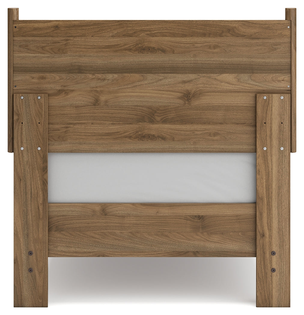 Aprilyn Honey Twin Panel Bed