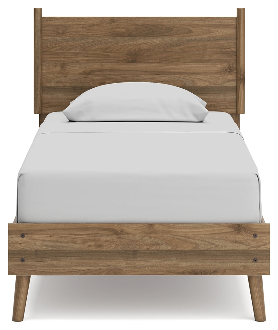 Aprilyn Honey Twin Panel Bed