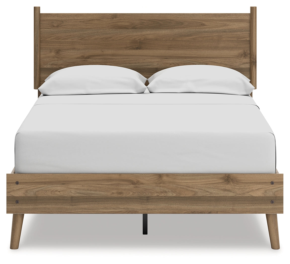 Aprilyn Honey Full Panel Bed