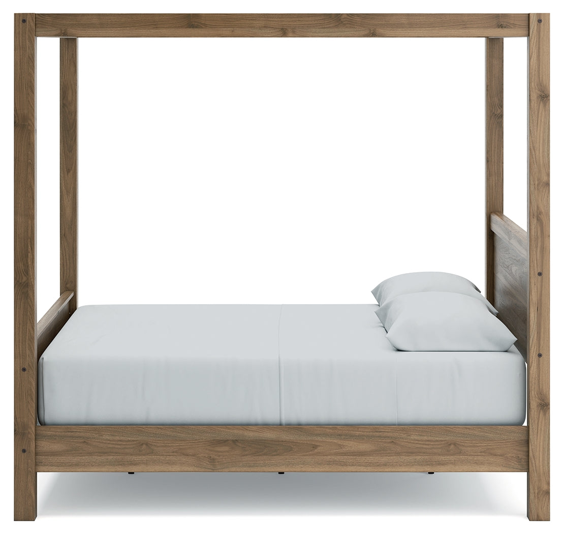 Aprilyn Honey Queen Canopy Bed