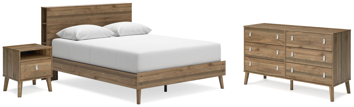 Aprilyn Queen Bookcase Bed, Dresser and Nightstand