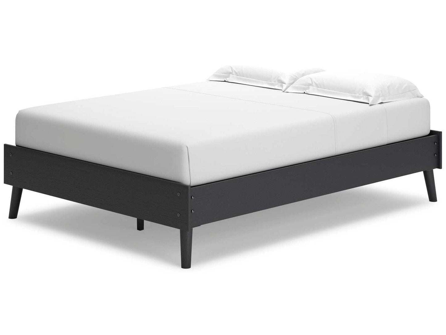 Charlang Black Full Platform Bed