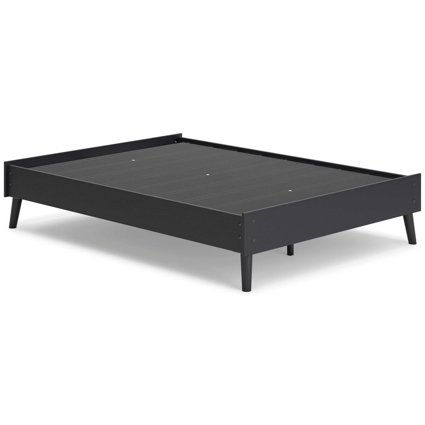 Charlang Black Full Platform Bed