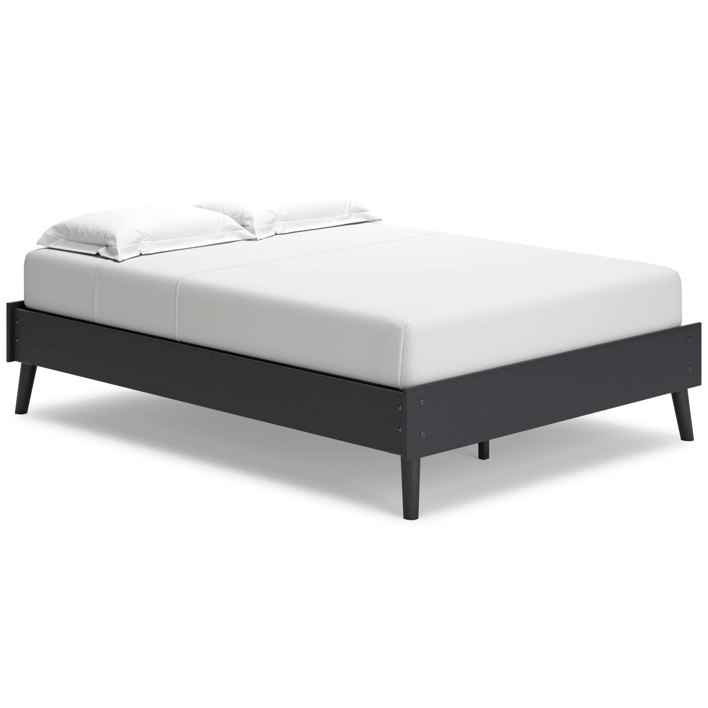 Charlang Black Full Platform Bed