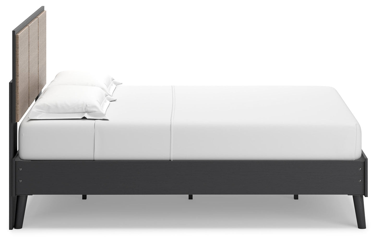 Charlang Two-tone Full Panel Platform Bed