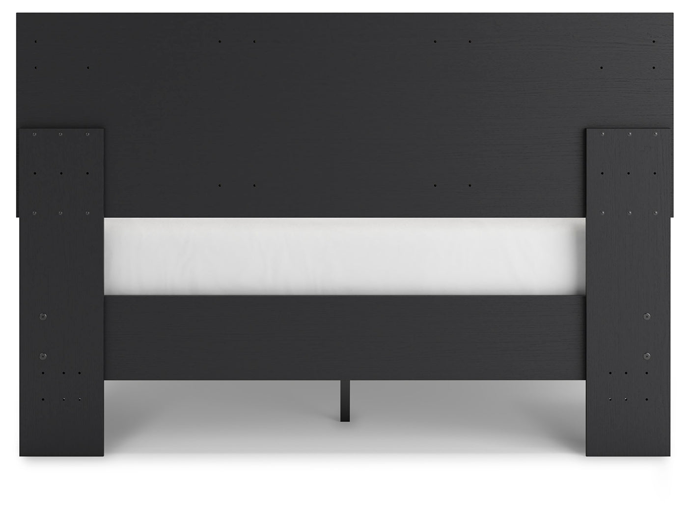 Charlang Two-tone Queen Panel Platform Bed