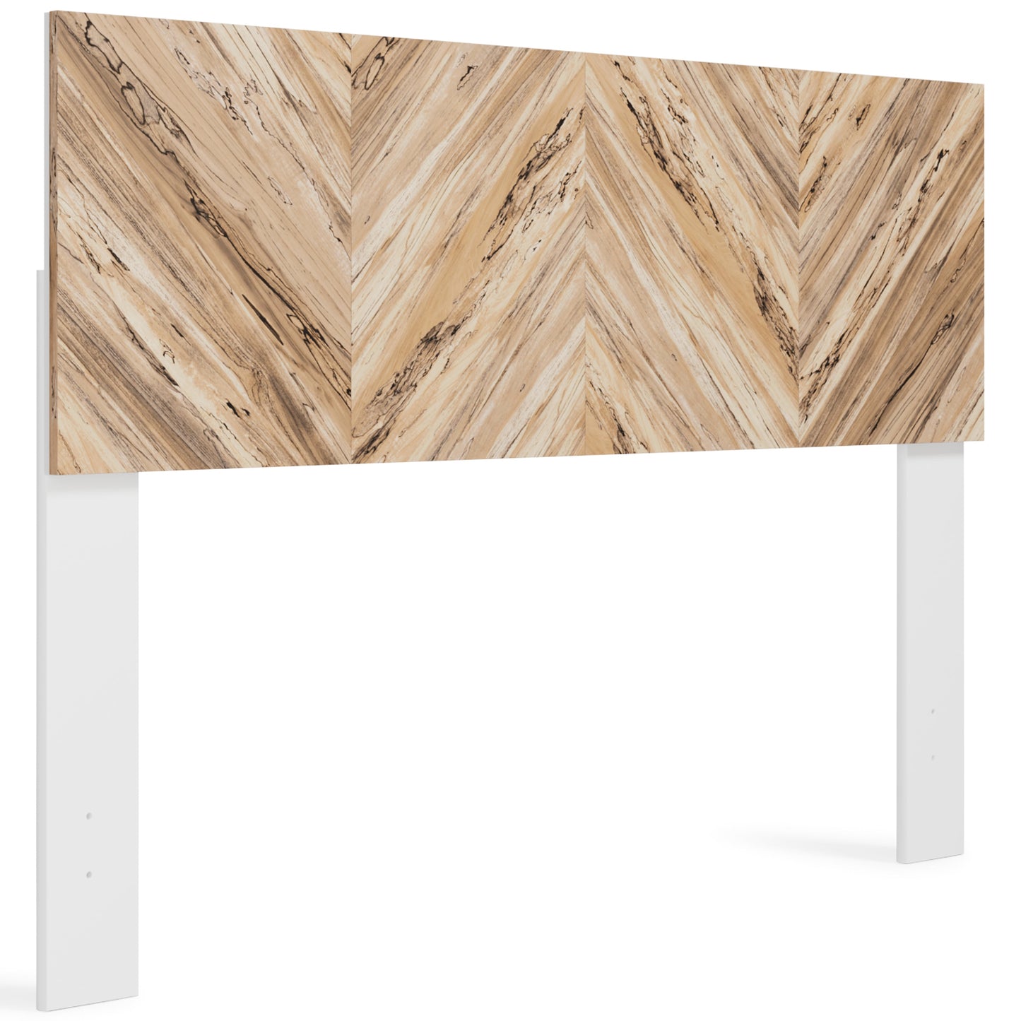 Piperton Two-tone Brown/White Queen Panel Headboard