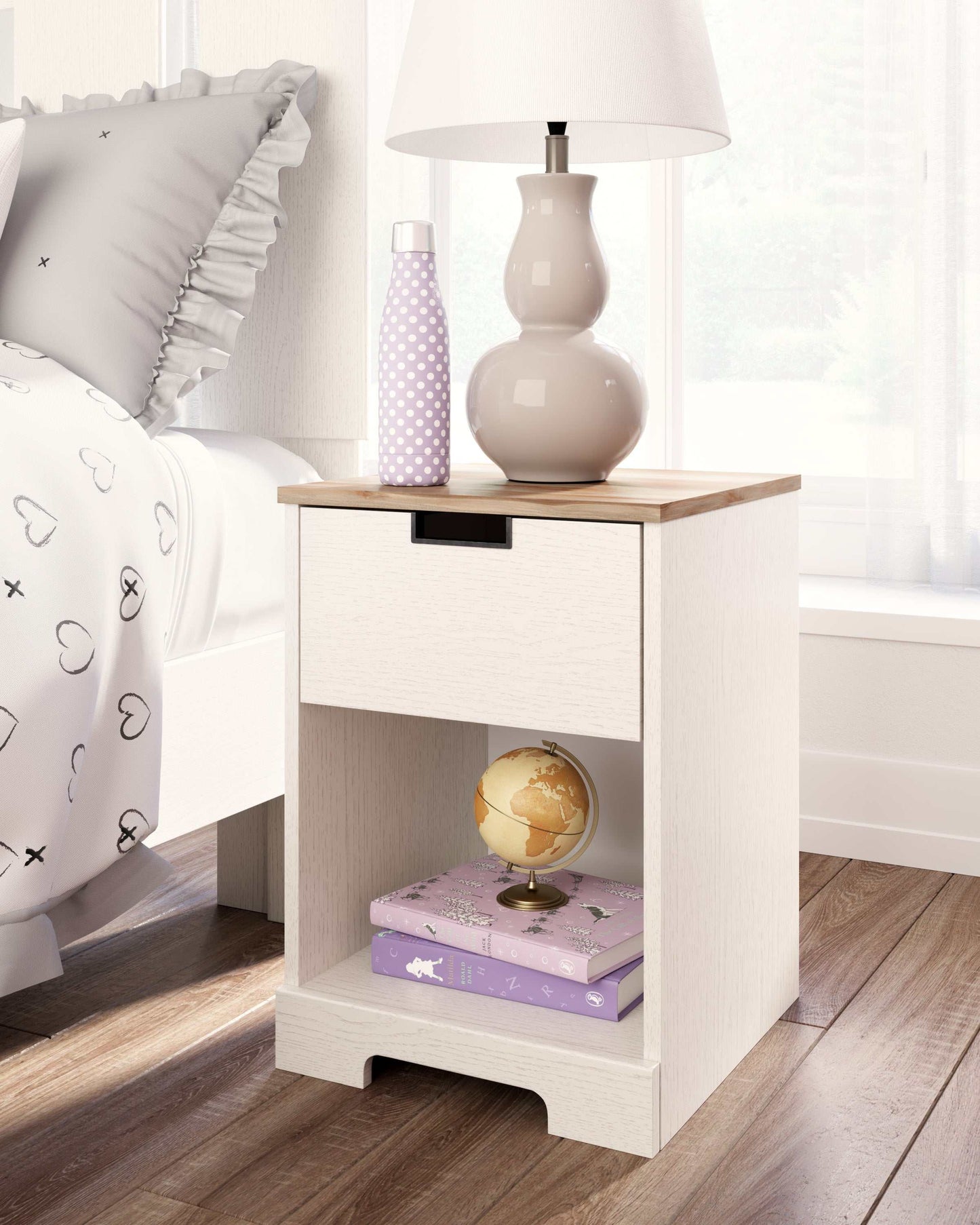 Vaibryn Two-tone Nightstand