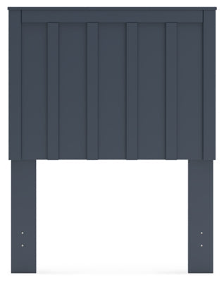 Simmenfort Navy Blue Twin Panel Headboard - Ornate Home