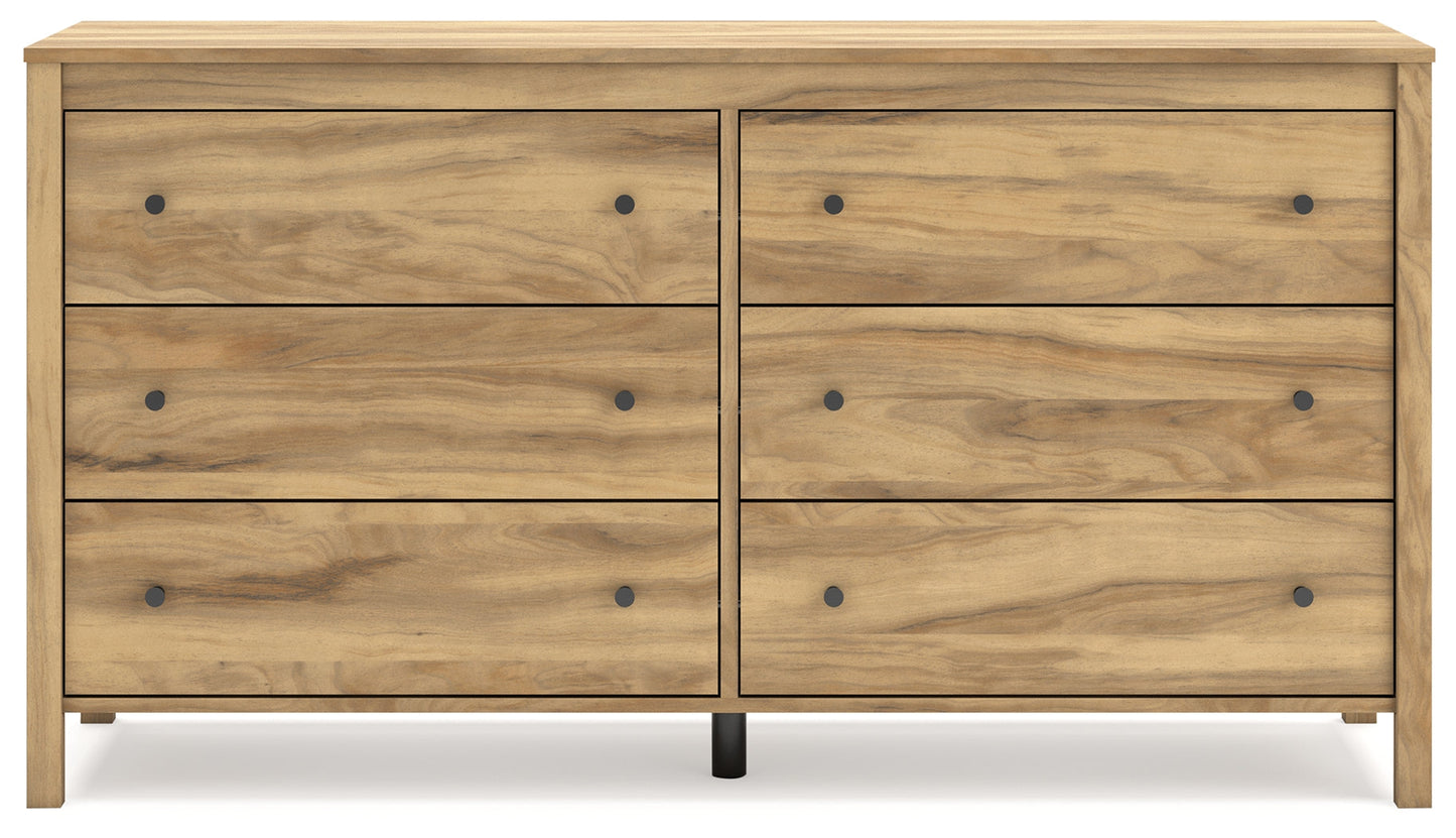 Bermacy Light Brown Dresser