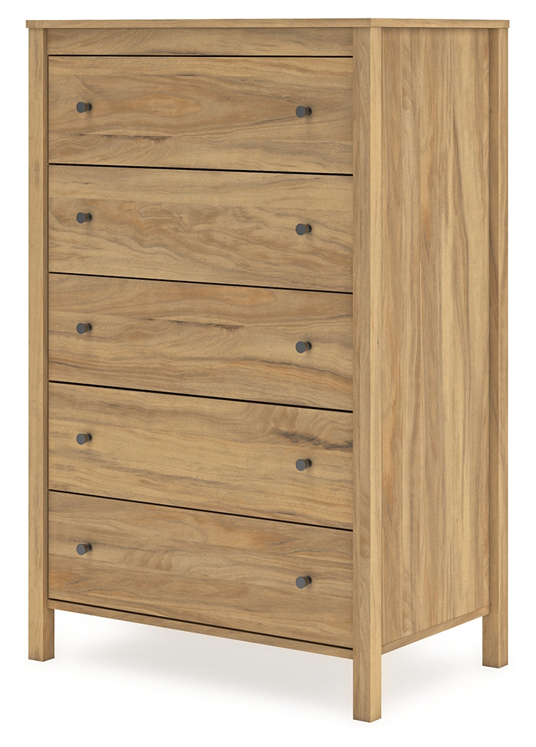 Bermacy Light Brown Chest of Drawers