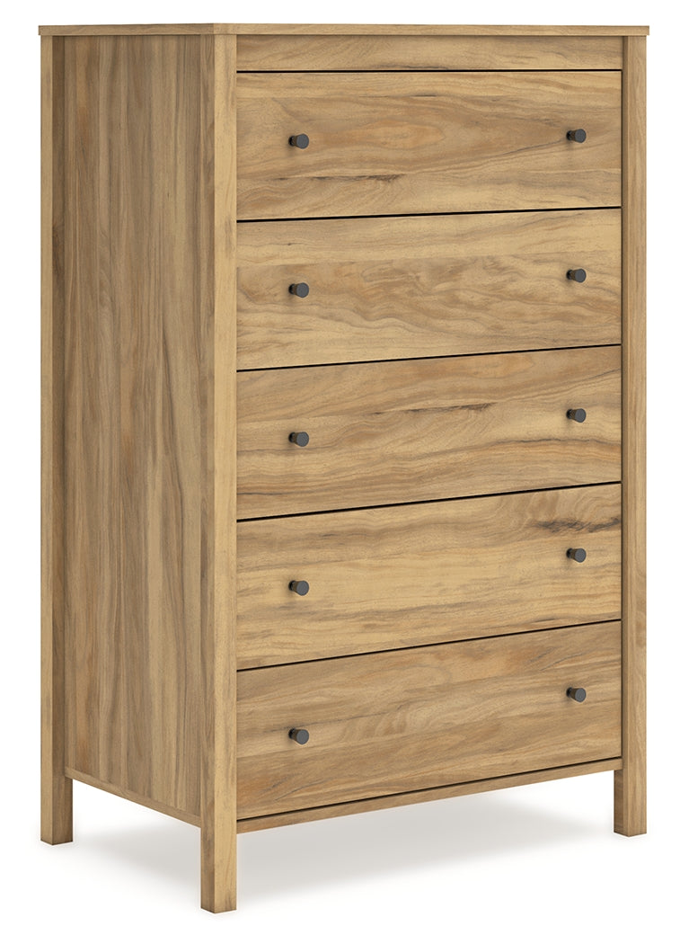 Bermacy Light Brown Chest of Drawers