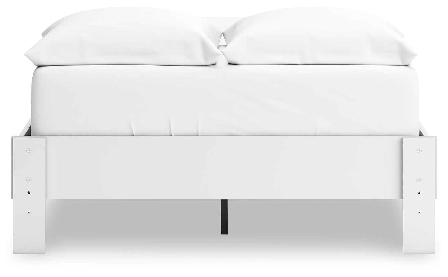 Hallityn White Full Platform Bed