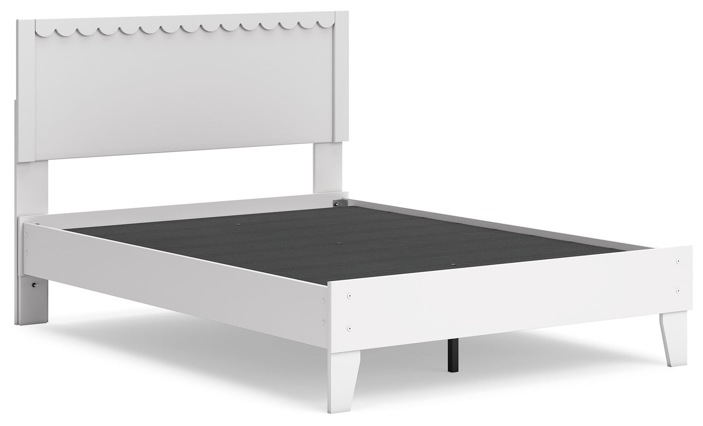 Hallityn White Full Panel Platform Bed