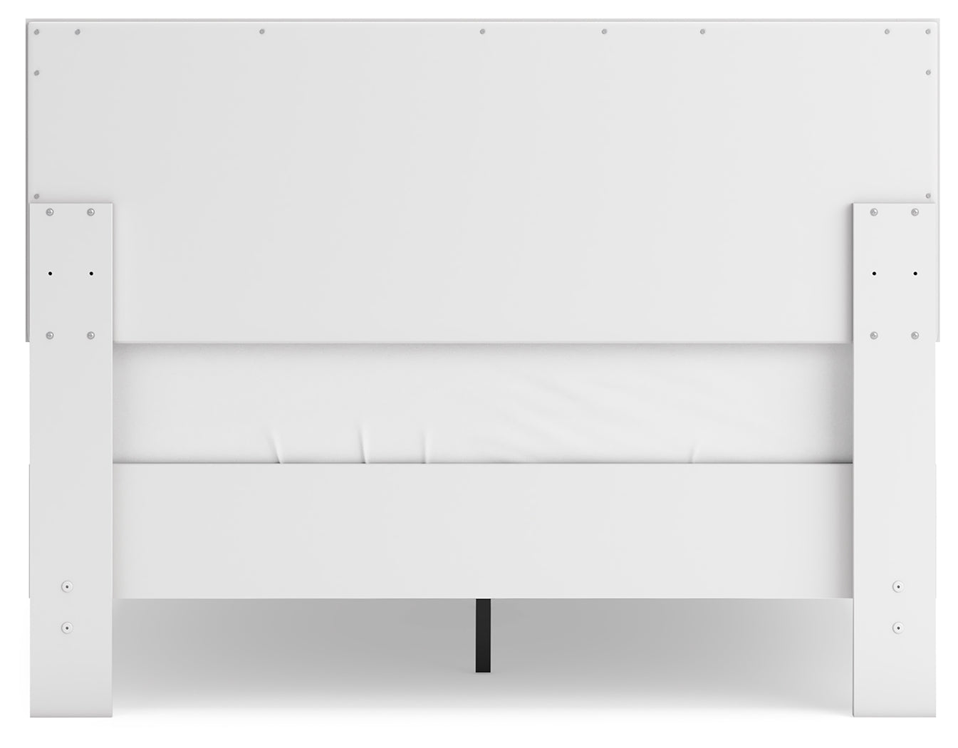 Hallityn White Full Panel Platform Bed