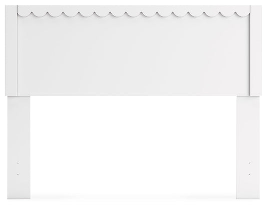Hallityn White Full Panel Headboard