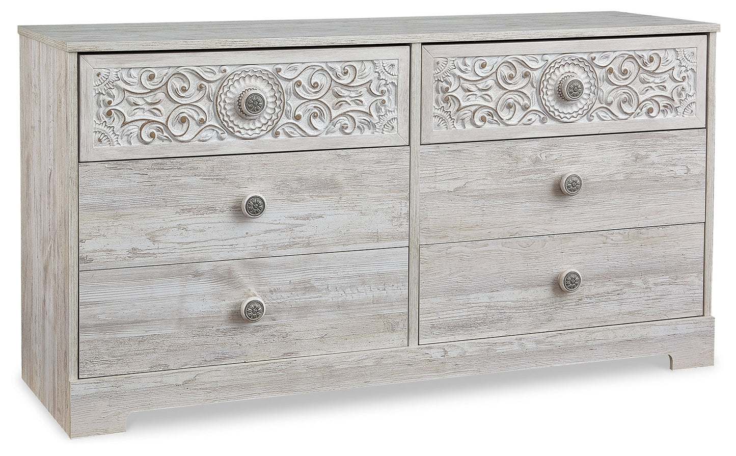 Paxberry Whitewash Dresser