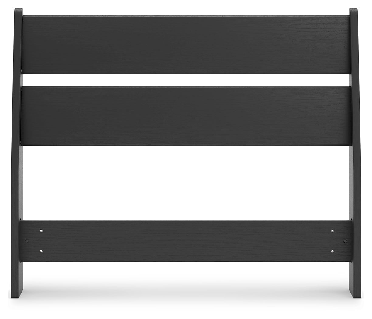 Socalle Black Twin Panel Headboard