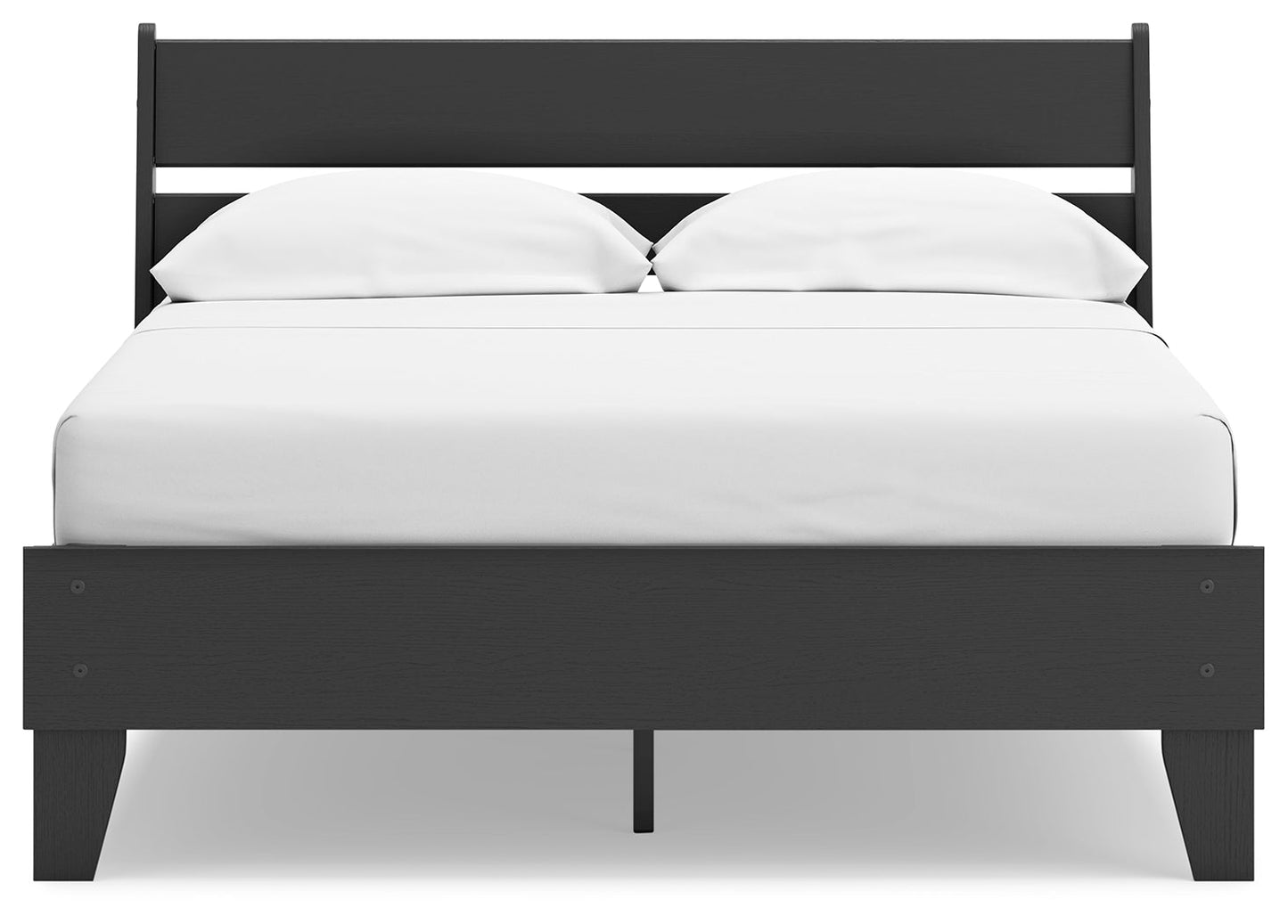 Socalle Black Full Panel Platform Bed