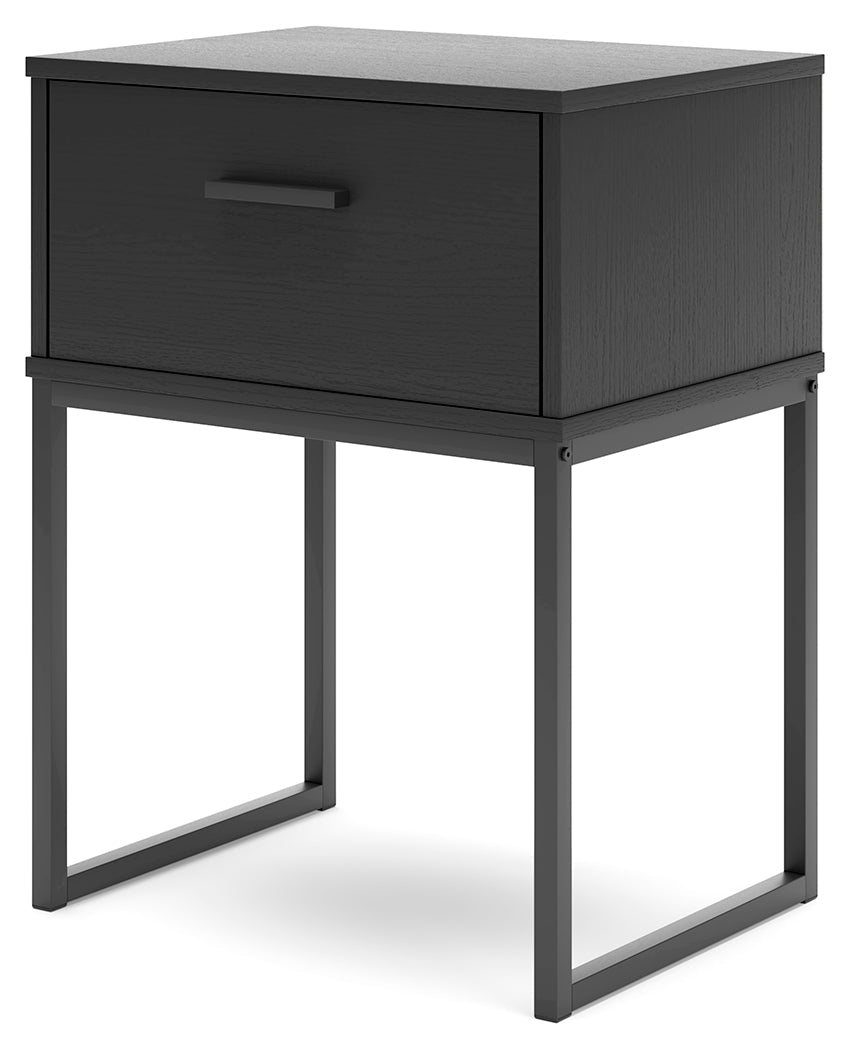 Socalle Black Nightstand