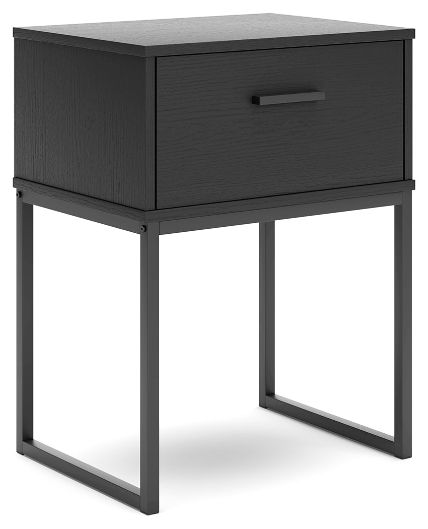 Socalle Black Nightstand