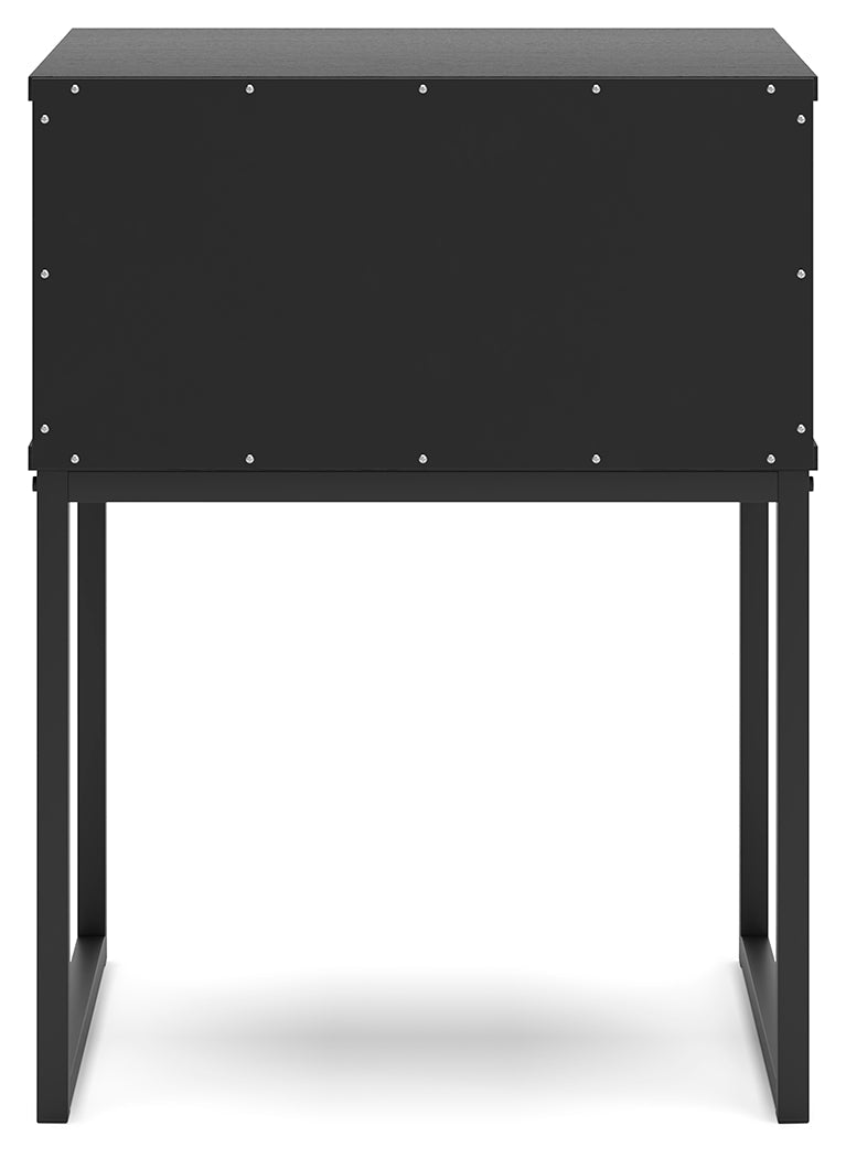 Socalle Black Nightstand