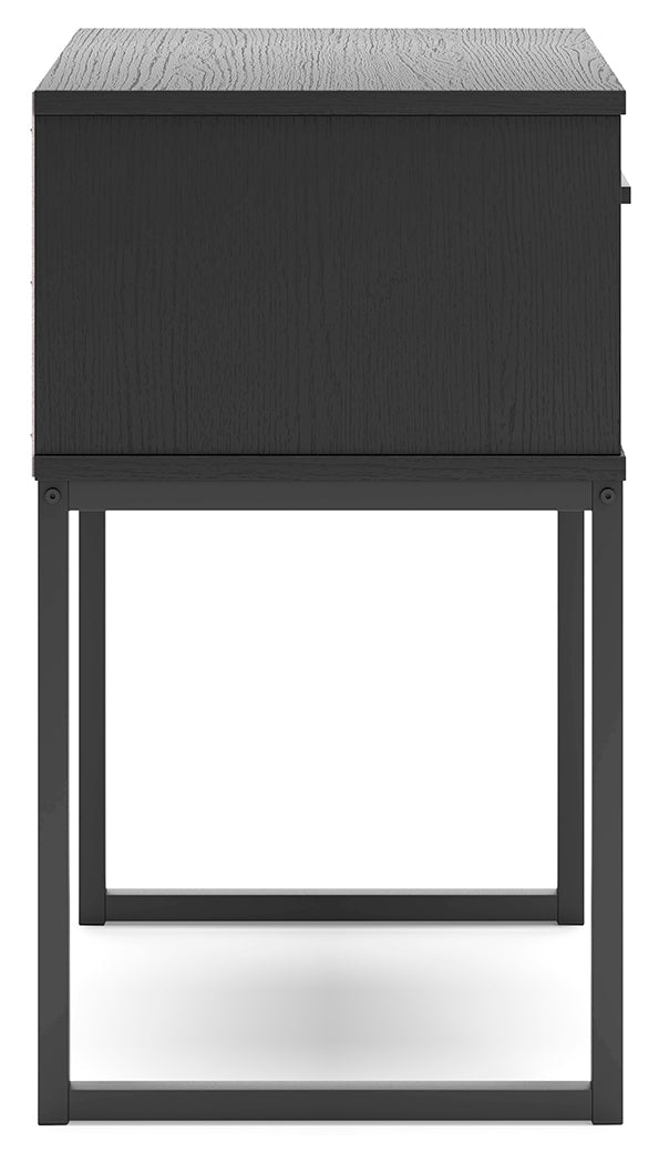 Socalle Black Nightstand