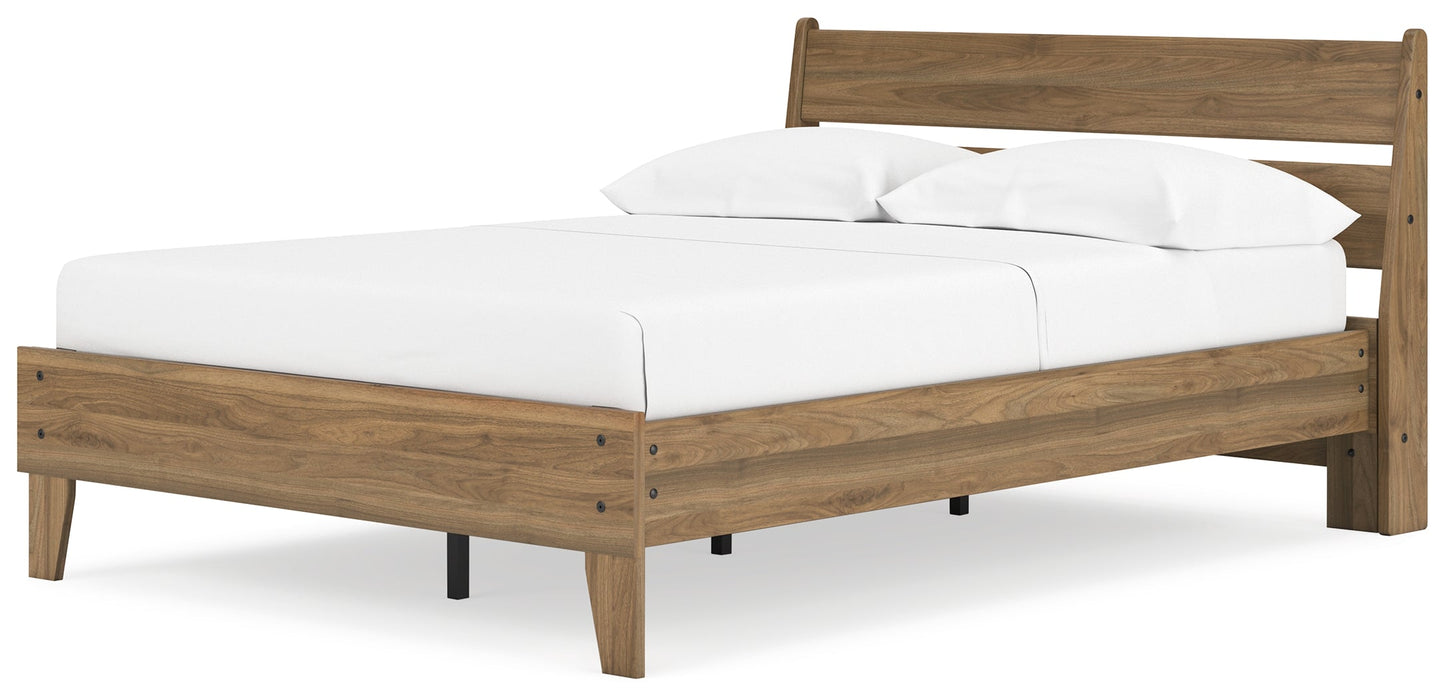 Deanlow Honey Full Platform Panel Bed