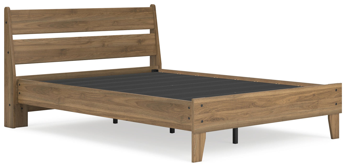 Deanlow Honey Full Platform Panel Bed