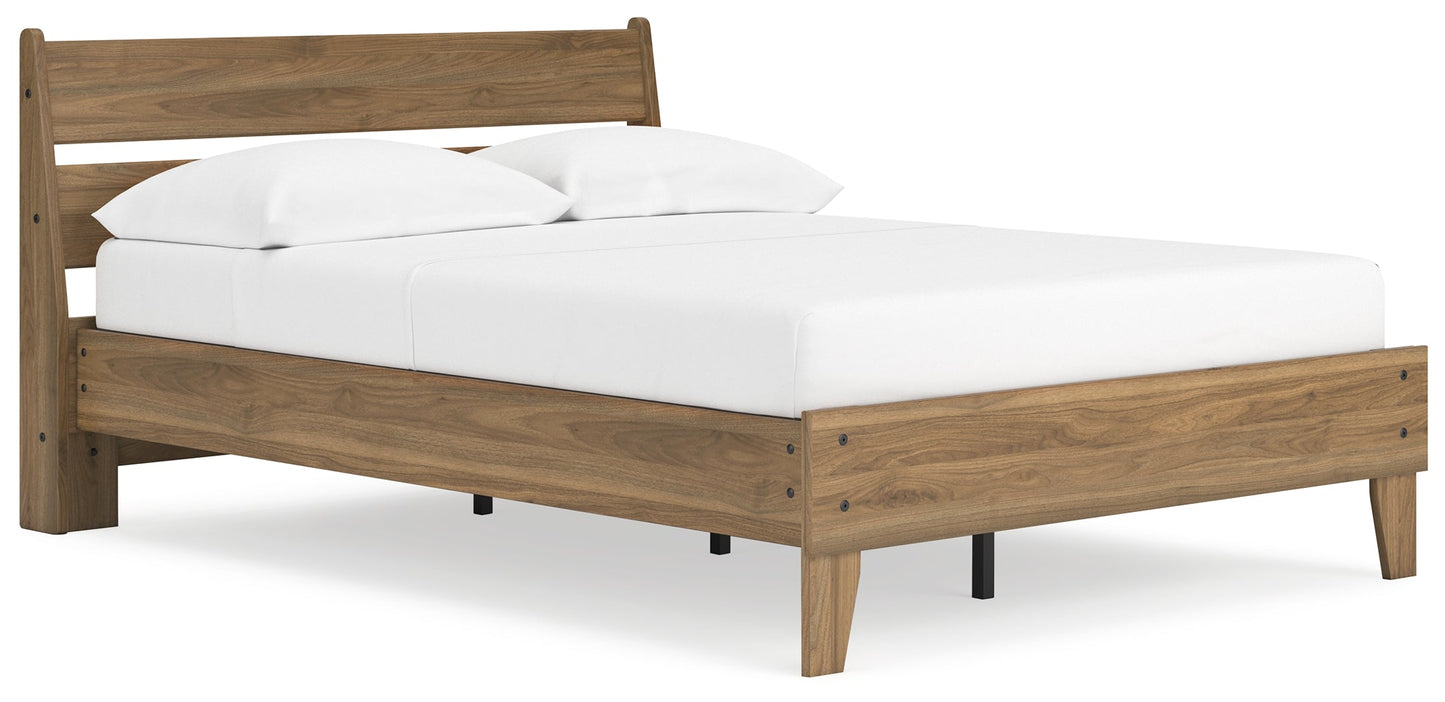 Deanlow Honey Full Platform Panel Bed