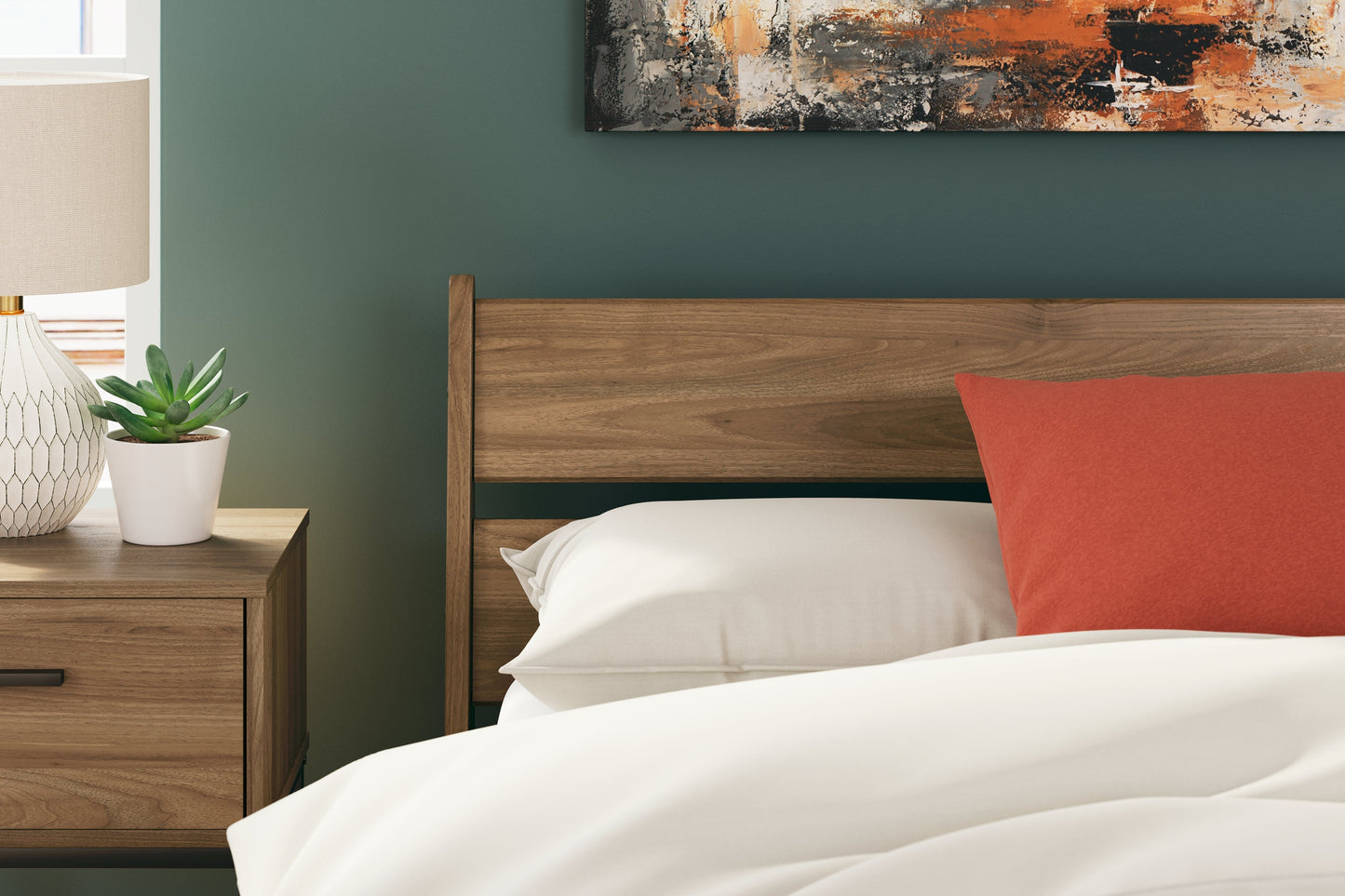 Deanlow Honey Full Panel Headboard