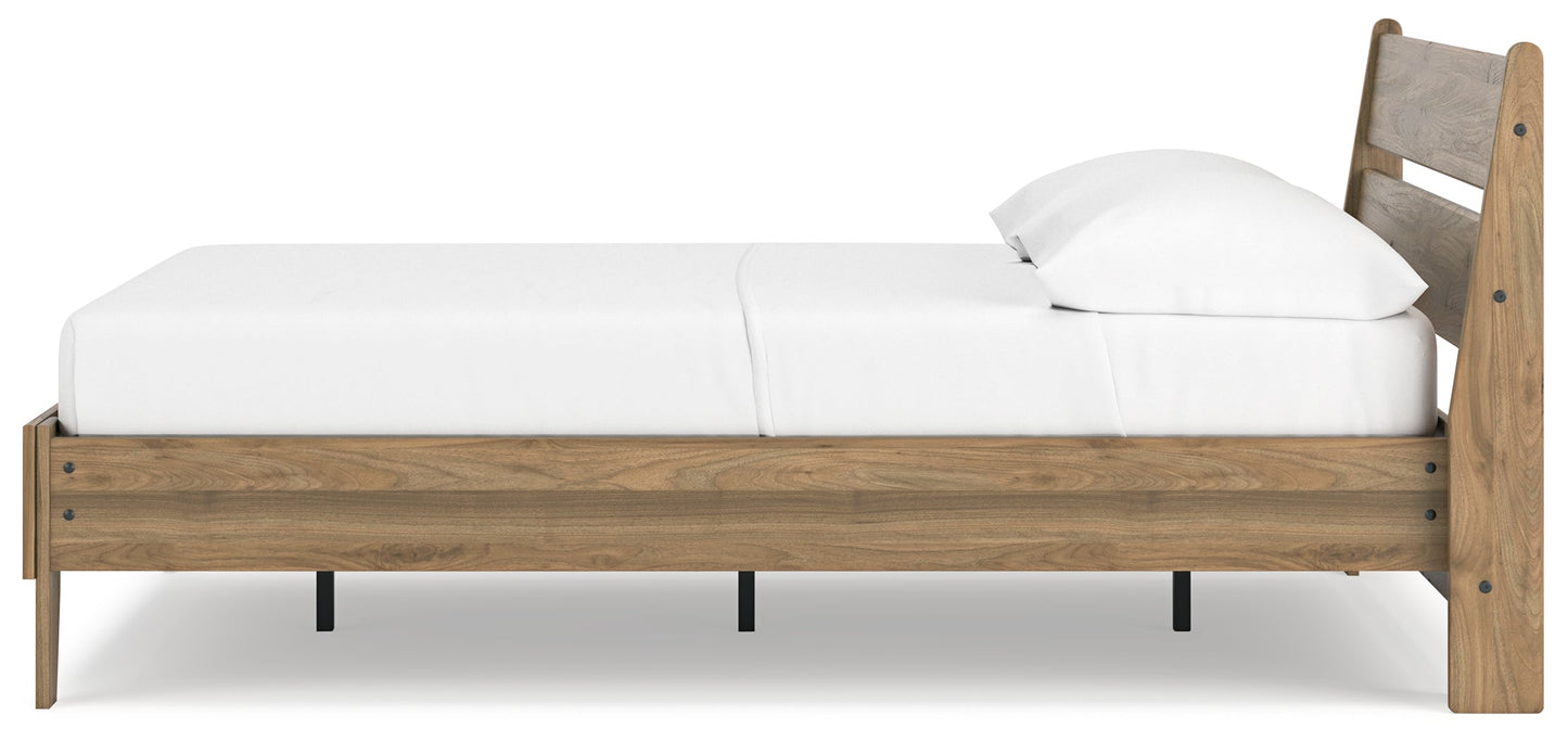 Deanlow Honey Full Platform Panel Bed