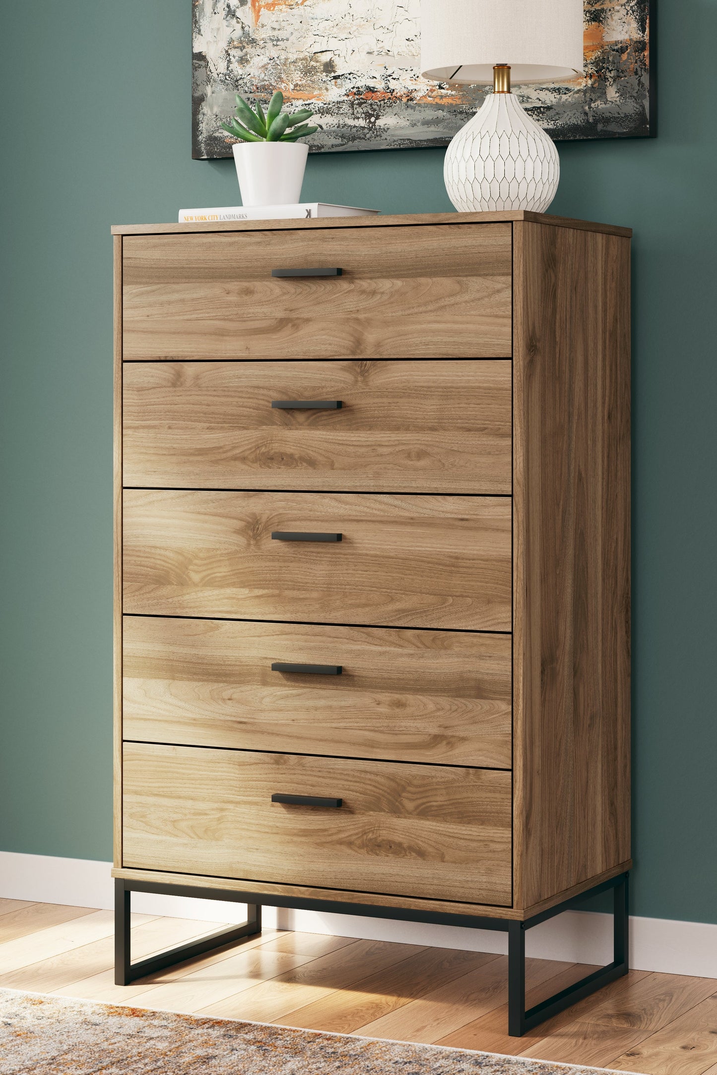 Deanlow Honey Chest of Drawers