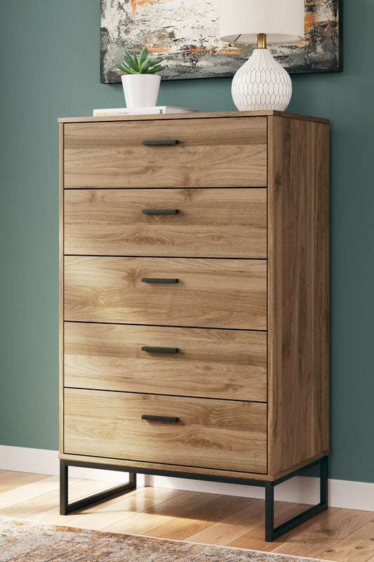 Deanlow Honey Chest of Drawers